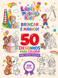Brincar é Mágico — 50 desenhos para colorir